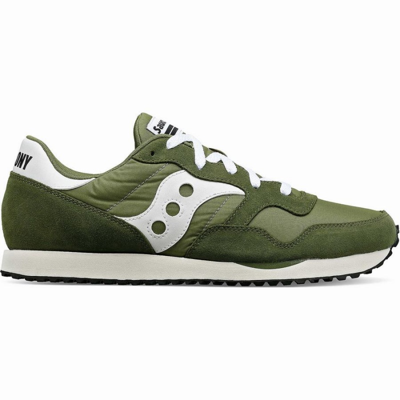 Green / White Saucony DXN Trainer Men\'s Sneakers | Philippines S93627-L96