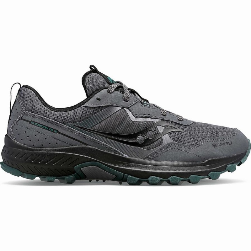 Grey Saucony Excursion TR16 GTX Men\'s Trail Running Shoes | Philippines S74915-L17