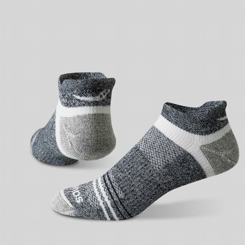 Grey Saucony Inferno Merino Wool Blend No Show 3-Pack Women's Socks | Philippines S19567-U69