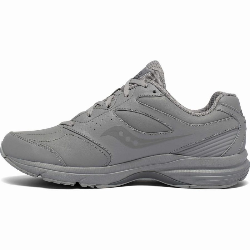 Grey Saucony Integrity Walker 3 Wide Men's Walking Shoes | Philippines S68724-M87