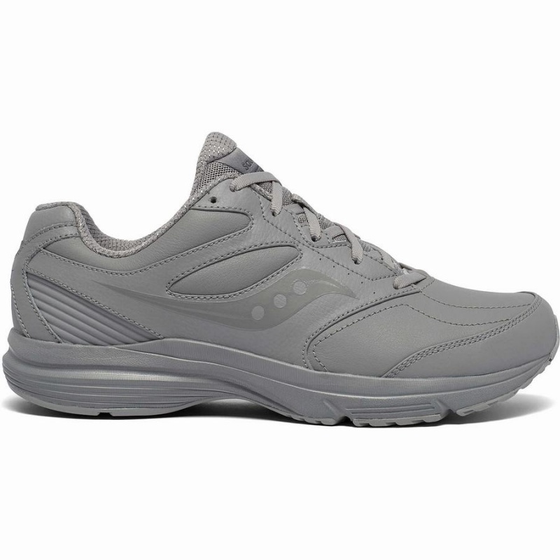 Grey Saucony Integrity Walker 3 Wide Men\'s Walking Shoes | Philippines S68724-M87