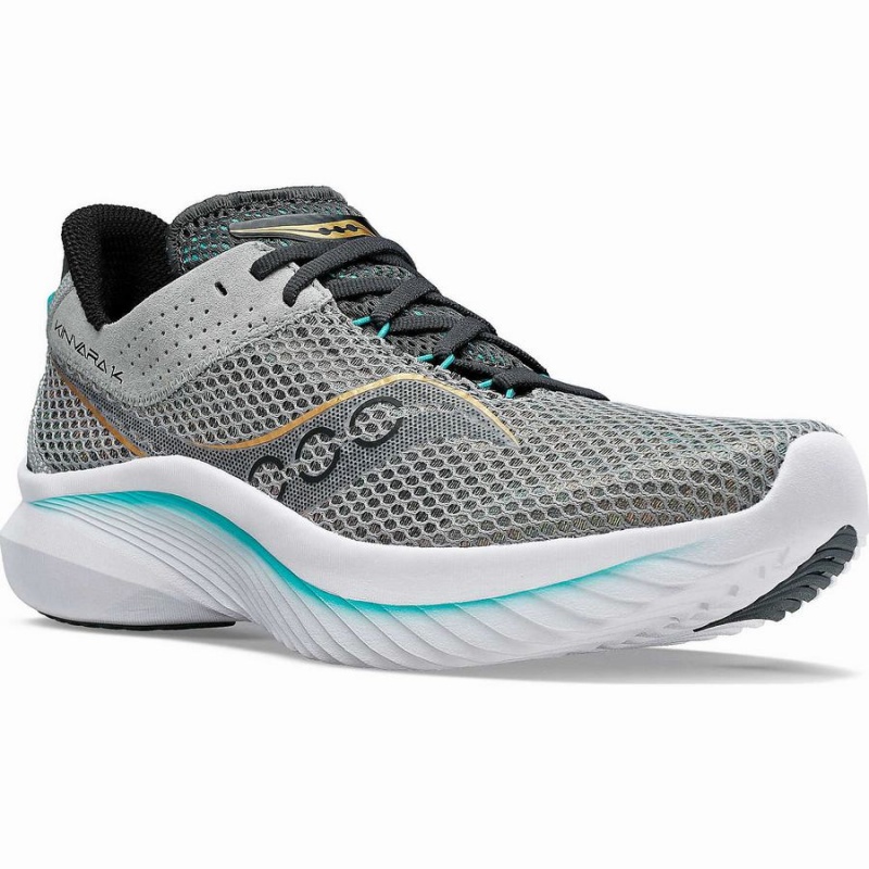 Grey Saucony Kinvara 14 Men's Running Shoes | Philippines S95407-V86