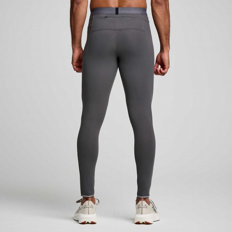 Grey Saucony Solstice Men's Tight | Philippines S65301-F32