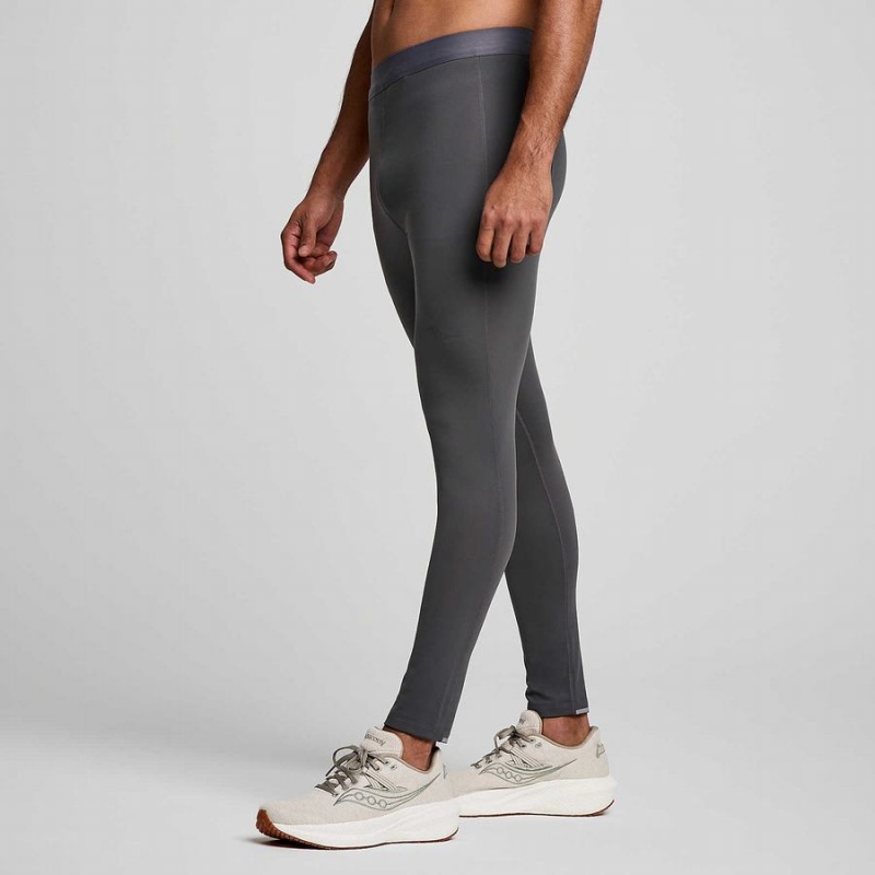 Grey Saucony Solstice Men's Tight | Philippines S65301-F32