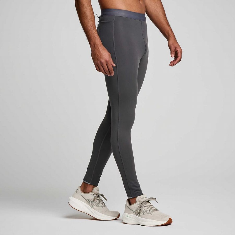 Grey Saucony Solstice Men's Tight | Philippines S65301-F32