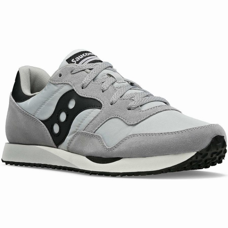 Grey / Black Saucony DXN Trainer Men's Sneakers | Philippines S58394-K09