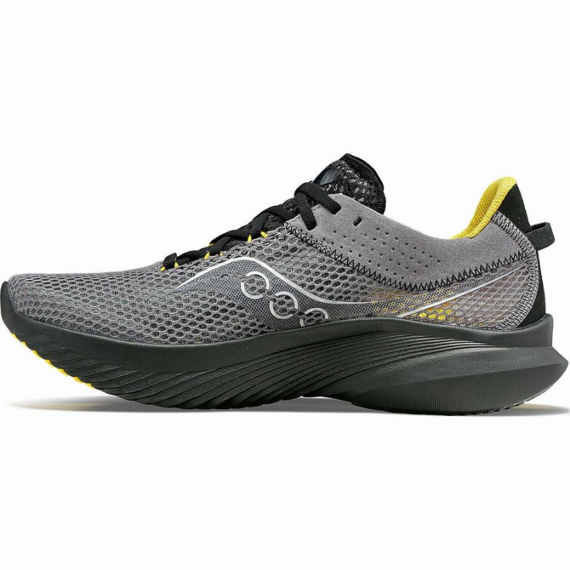 Grey / Black Saucony Kinvara 14 Men's Running Shoes | Philippines S93652-C40