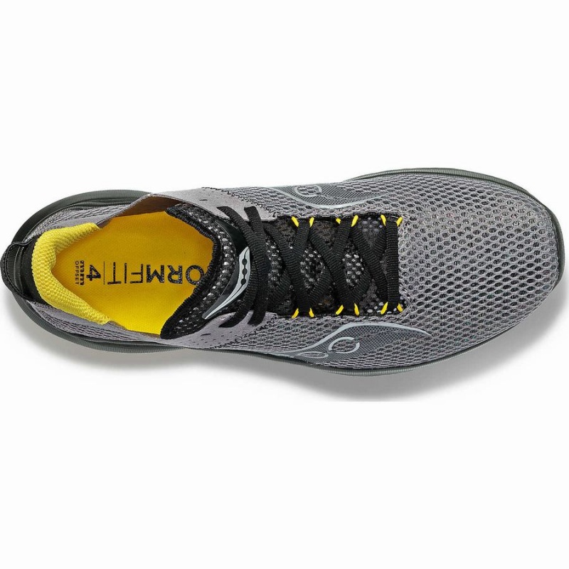 Grey / Black Saucony Kinvara 14 Men's Running Shoes | Philippines S93652-C40