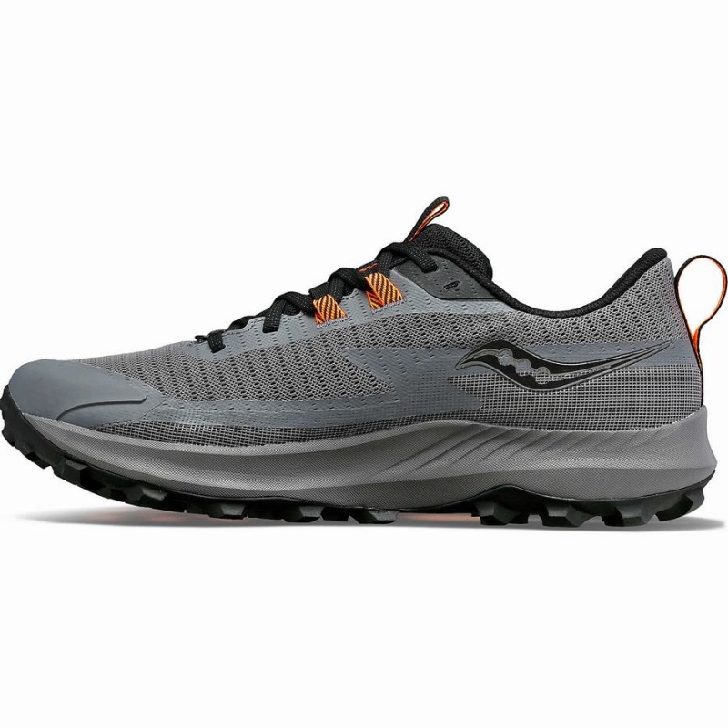 Grey / Black Saucony Peregrine 13 GTX Men's Running Shoes | Philippines S41720-V90