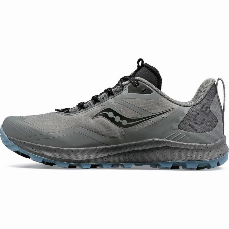 Grey / Black Saucony Peregrine ICE+ 3 Women's Trail Running Shoes | Philippines S34705-Z15