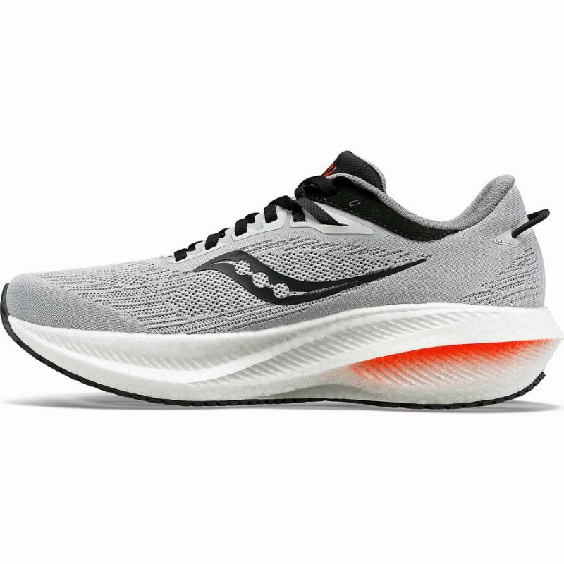 Grey / Black Saucony Triumph 21 Men's Running Shoes | Philippines S35791-G87