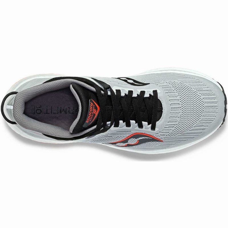 Grey / Black Saucony Triumph 21 Men's Running Shoes | Philippines S35791-G87