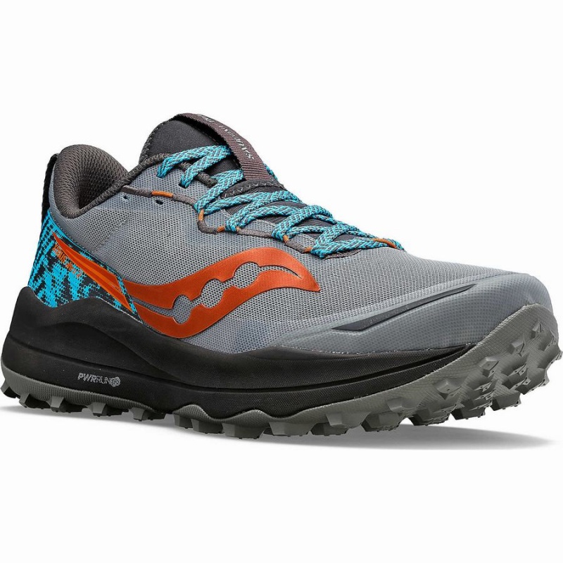 Grey / Black Saucony Xodus Ultra 2 Men's Trail Running Shoes | Philippines S19203-K74