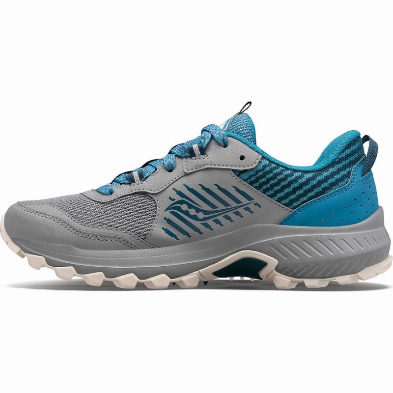 Grey / Blue Saucony Excursion TR15 Women's Trail Running Shoes | Philippines S47283-G07