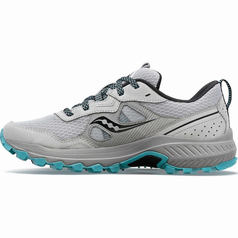 Grey / Blue Saucony Excursion TR16 Wide Women's Trail Running Shoes | Philippines S58342-R40