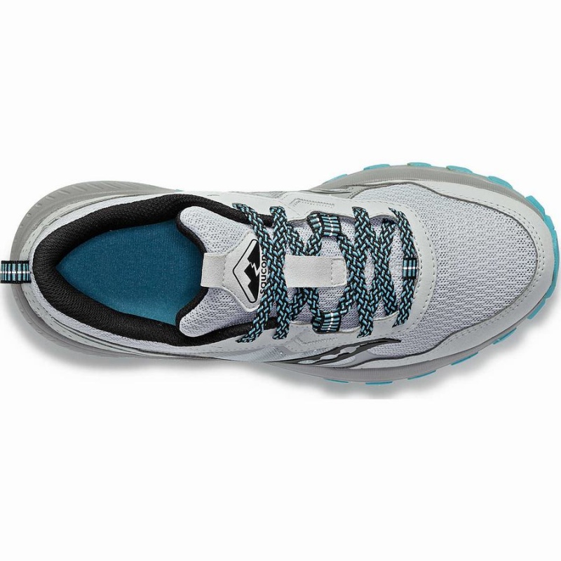 Grey / Blue Saucony Excursion TR16 Wide Women's Trail Running Shoes | Philippines S58342-R40