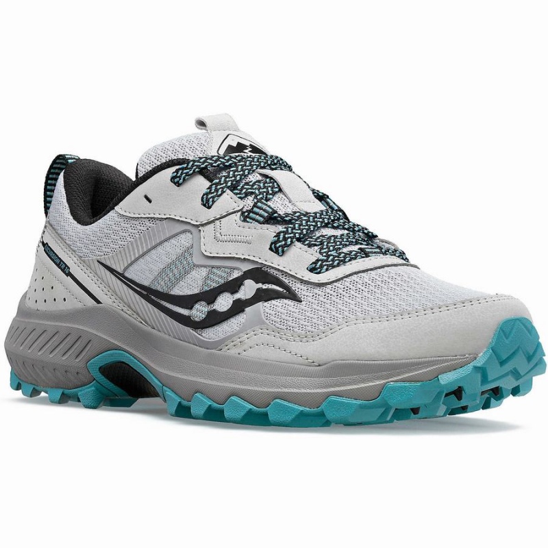 Grey / Blue Saucony Excursion TR16 Wide Women's Trail Running Shoes | Philippines S58342-R40