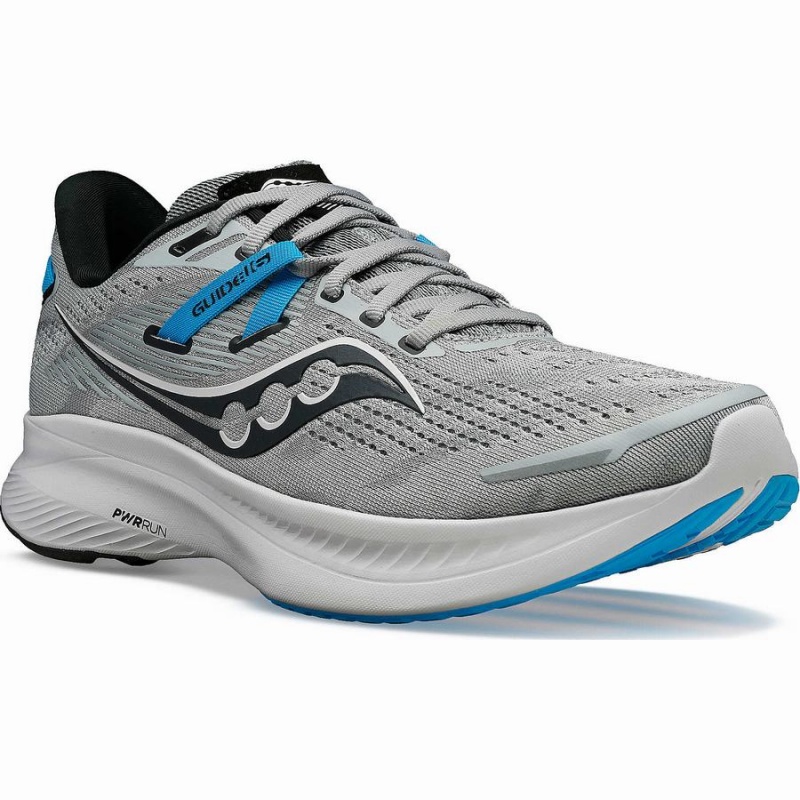 Grey / Blue Saucony Guide 16 Men's Running Shoes | Philippines S29160-J16