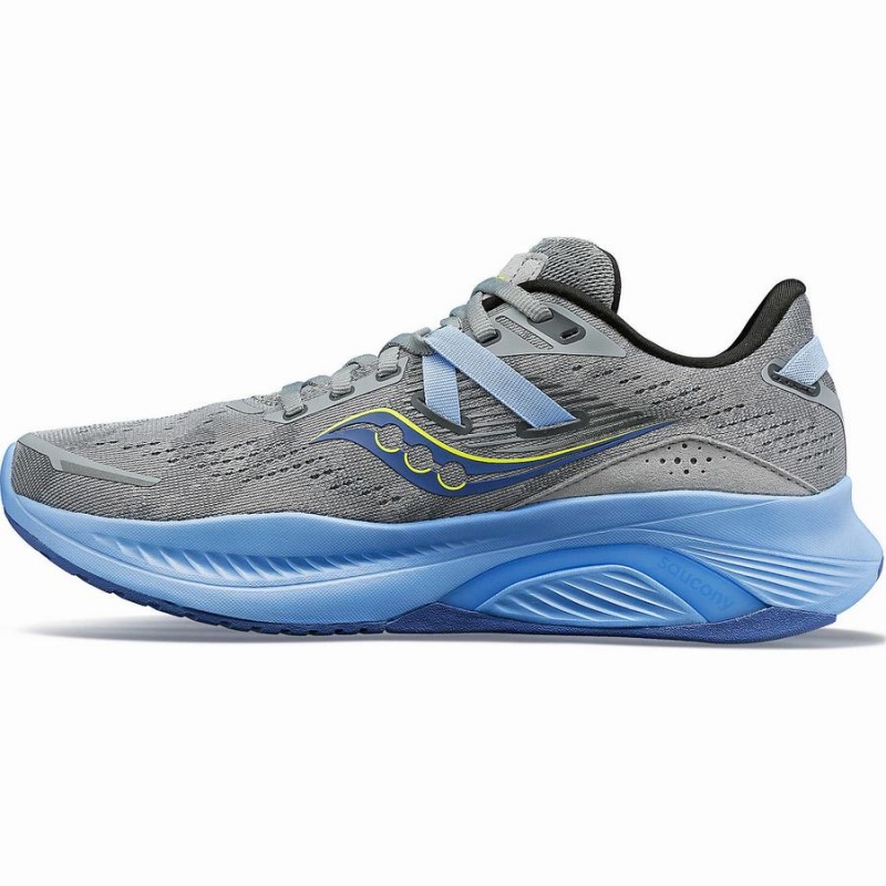 Grey / Blue Saucony Guide 16 Wide Women's Running Shoes | Philippines S79632-S30