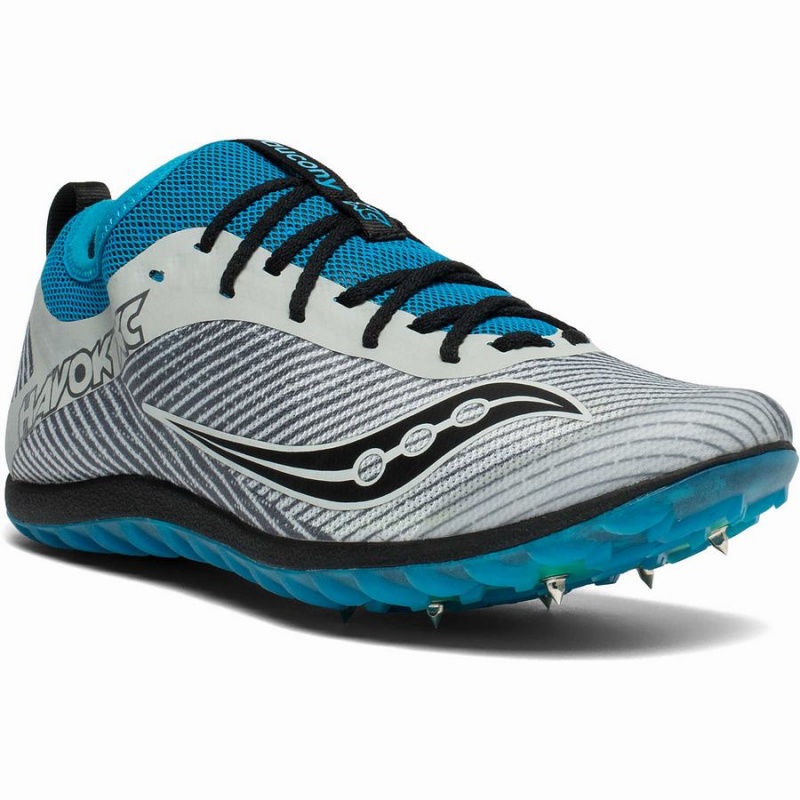 Grey / Blue Saucony Havok XC 2 Spike Men's Track Spikes | Philippines S45793-B62