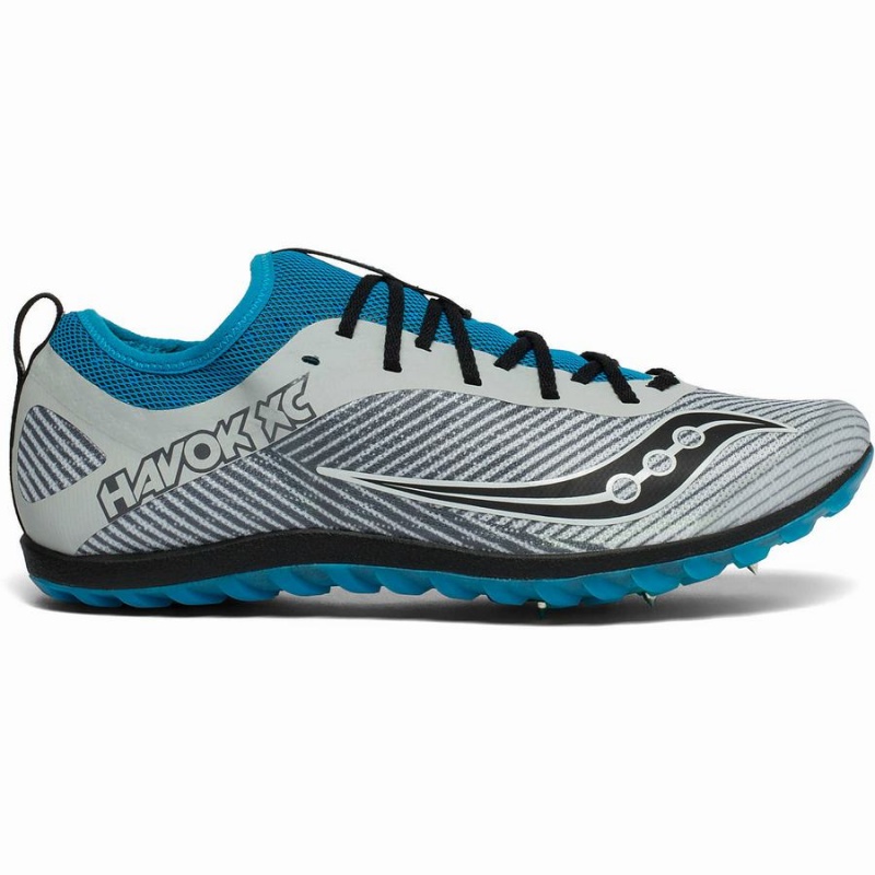 Grey / Blue Saucony Havok XC 2 Spike Men\'s Track Spikes | Philippines S45793-B62