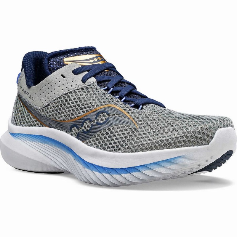 Grey / Blue Saucony Kinvara 14 Women's Running Shoes | Philippines S61527-K94