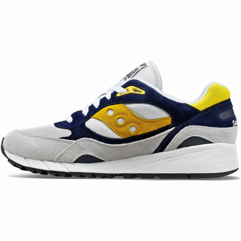 Grey / Blue / Yellow Saucony Shadow 6000 Women's Sneakers | Philippines S62980-Y05