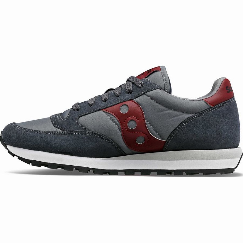 Grey / Dark Red Saucony Jazz Original Men's Sneakers | Philippines S13562-V38