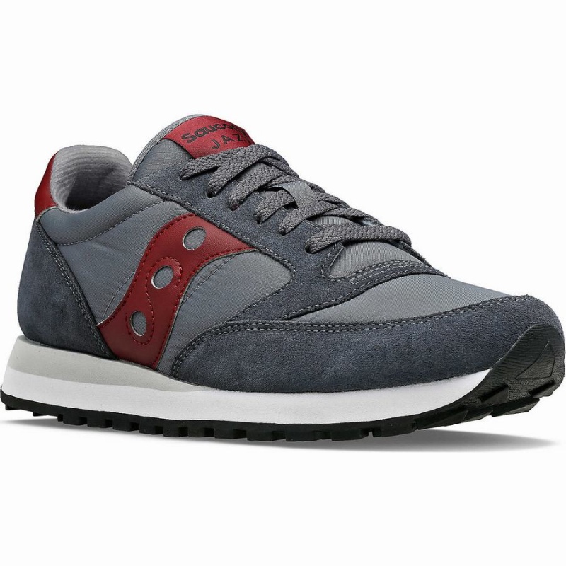 Grey / Dark Red Saucony Jazz Original Men's Sneakers | Philippines S13562-V38