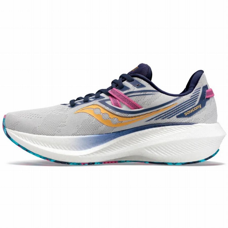 Grey / Gold Saucony Triumph 20 Men's Running Shoes | Philippines S81350-Q39