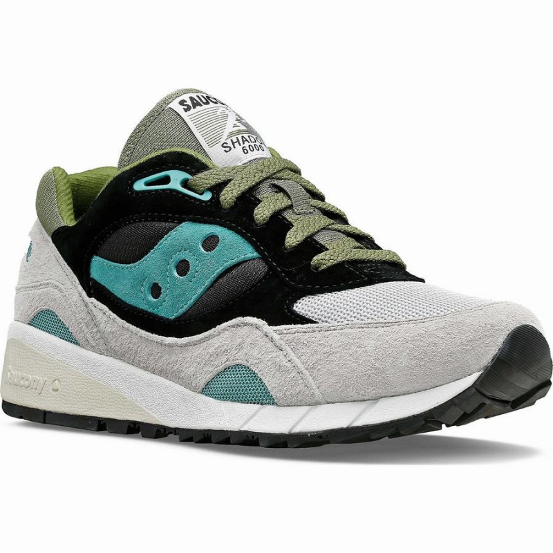 Grey / Green / Black Saucony Shadow 6000 Women's Sneakers | Philippines S76850-R26