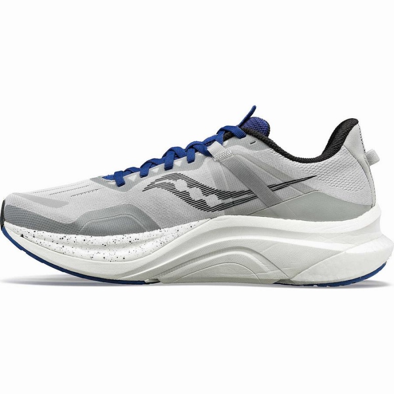 Grey / Indigo Saucony Tempus Men's Running Shoes | Philippines S01843-G82