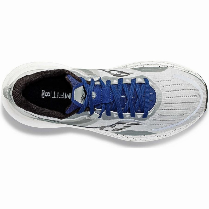 Grey / Indigo Saucony Tempus Men's Running Shoes | Philippines S01843-G82