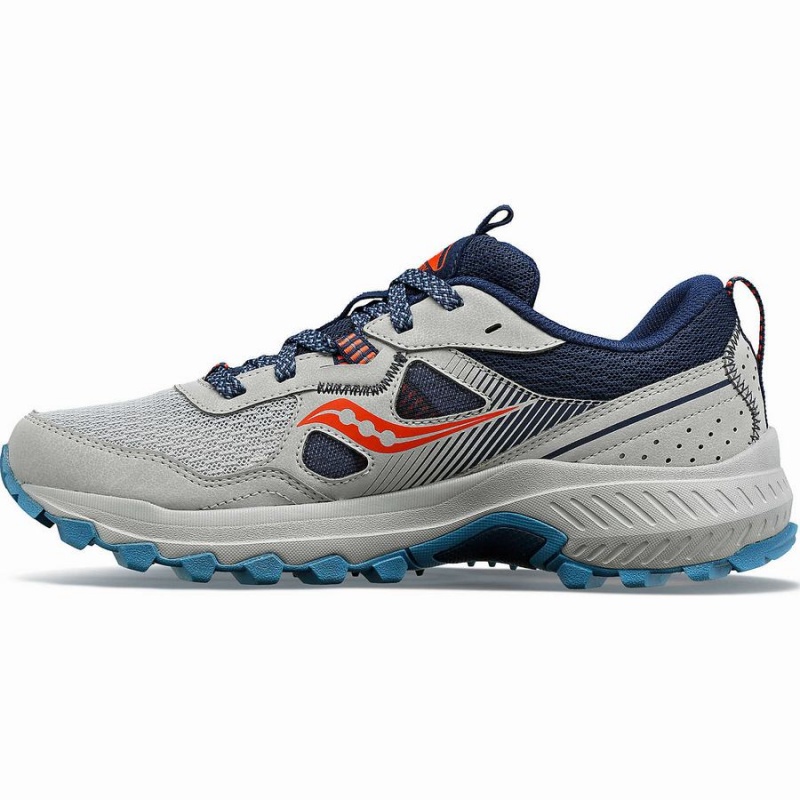 Grey / Navy Saucony Excursion TR16 Wide Women's Trail Running Shoes | Philippines S52360-T31