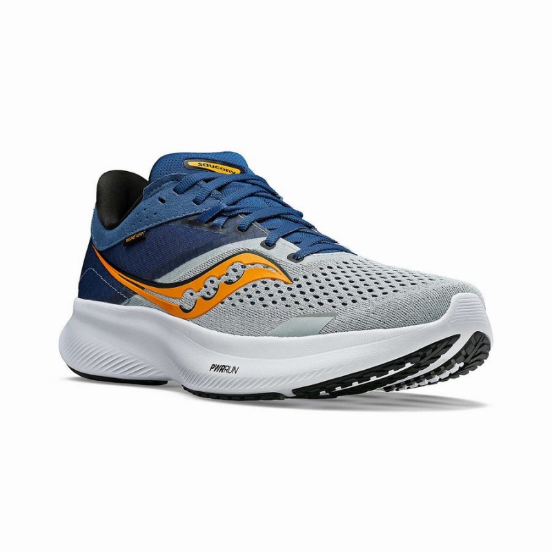 Grey / Navy Saucony Ride 16 Men's Running Shoes | Philippines S24607-M16