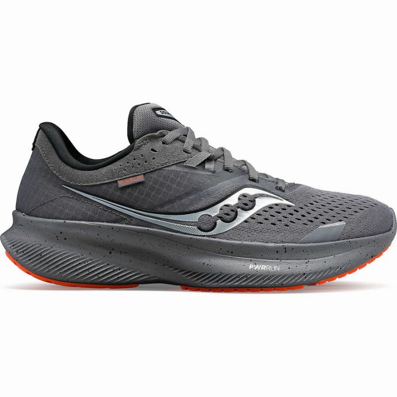 Grey / Orange Saucony Ride 16 Women\'s Running Shoes | Philippines S15380-U56