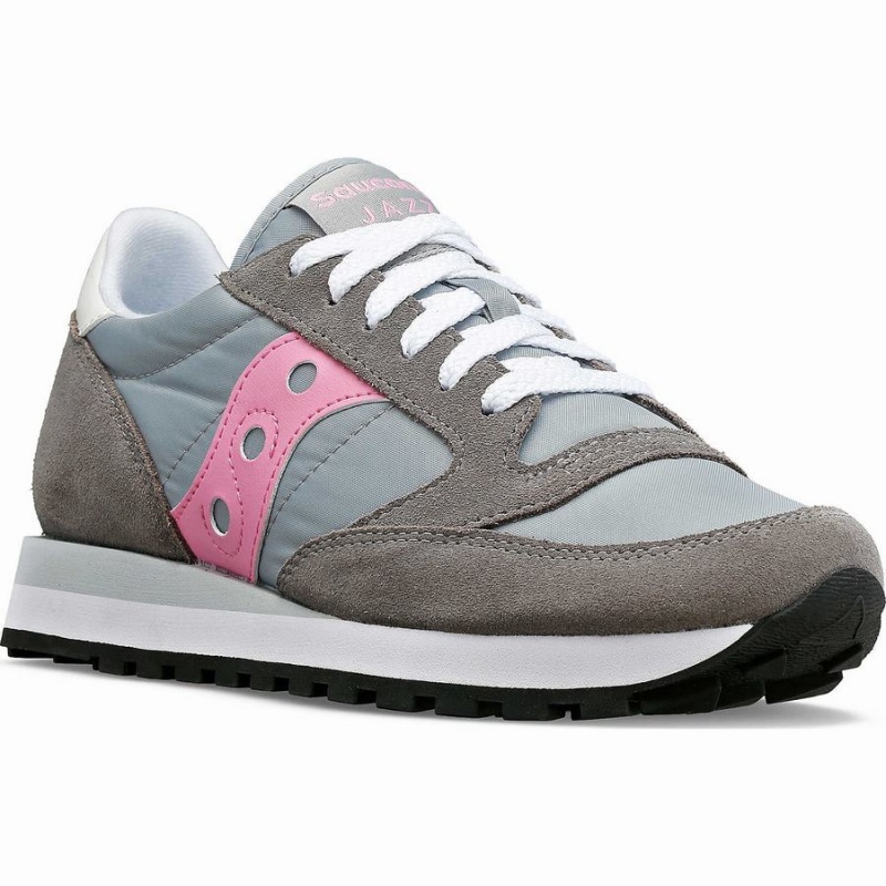 Grey / Pink Saucony Jazz Original Women's Sneakers | Philippines S50327-N38