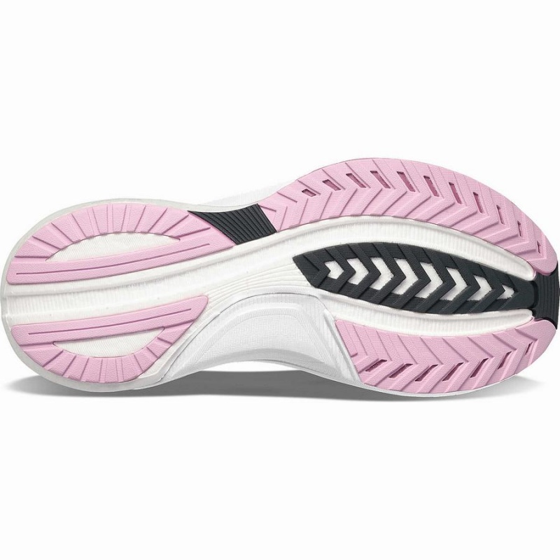 Grey / Pink Saucony Tempus Wide Women's Running Shoes | Philippines S59860-A45