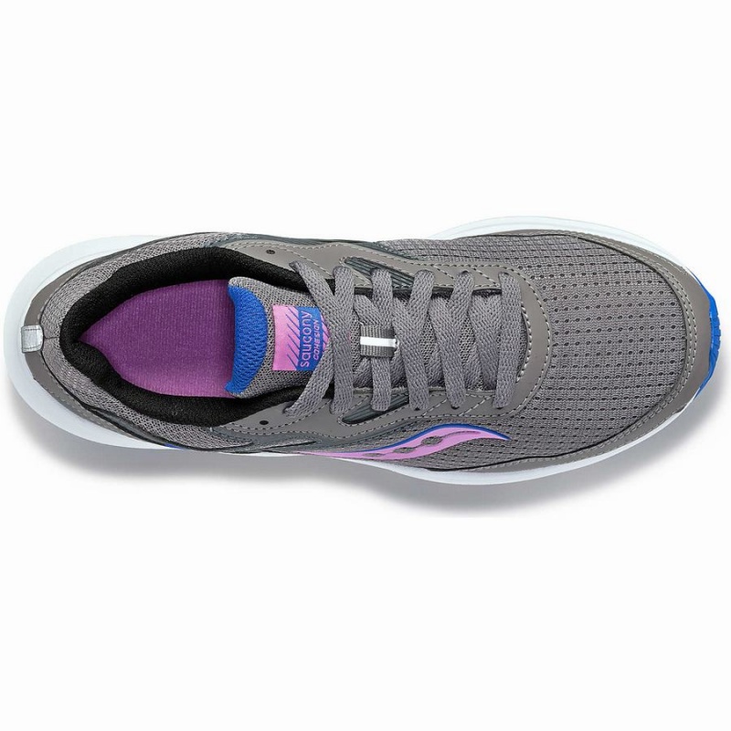 Grey / Purple Saucony Cohesion 16 Women's Walking Shoes | Philippines S81049-L64