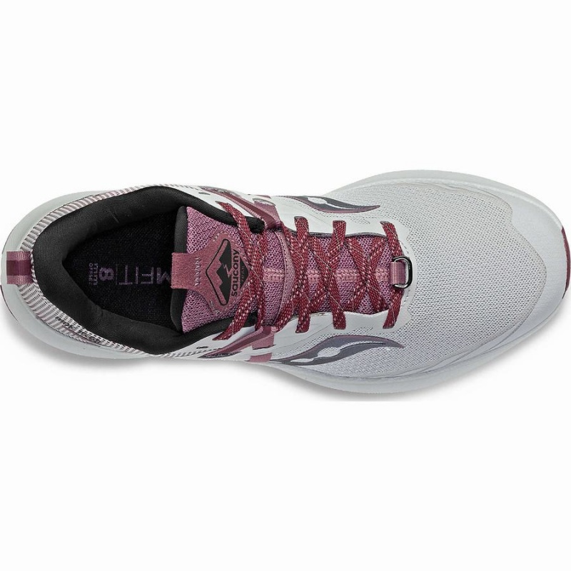 Grey / Purple Saucony Ride 15 TR Women's Trail Running Shoes | Philippines S25891-S87