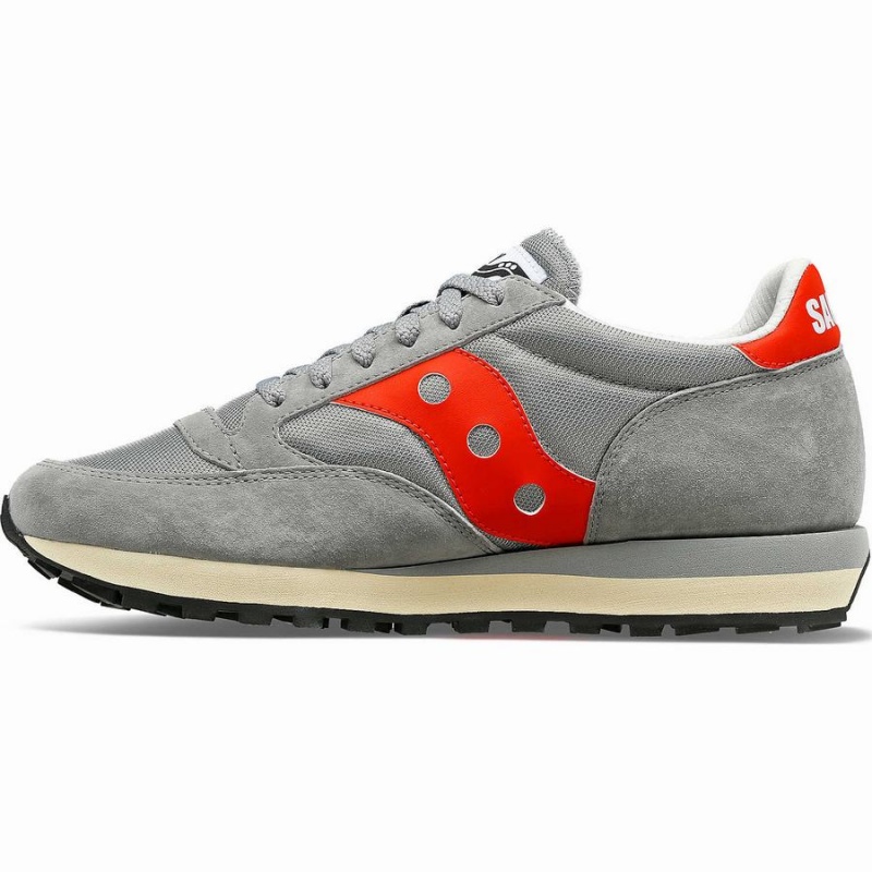 Grey / Red Saucony Jazz 81 Men's Sneakers | Philippines S05648-H51