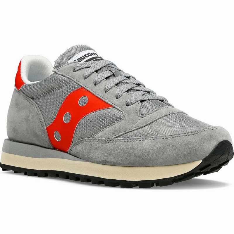 Grey / Red Saucony Jazz 81 Men's Sneakers | Philippines S05648-H51