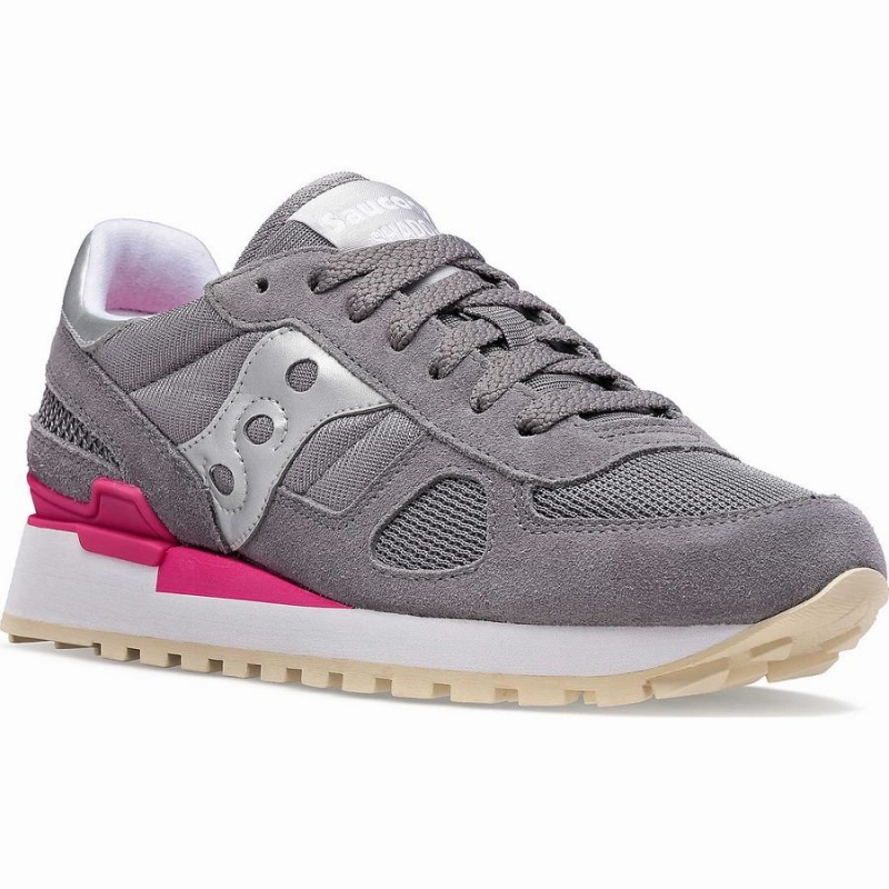 Grey / Silver Saucony Shadow Original Women's Sneakers | Philippines S76981-N72