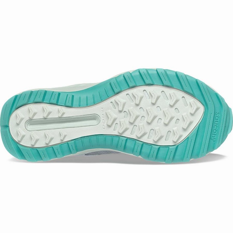 Grey / Turquoise Saucony Aura TR Wide Women's Trail Running Shoes | Philippines S68127-R75