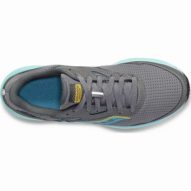 Grey / Turquoise Saucony Cohesion 16 Women's Walking Shoes | Philippines S04965-G07