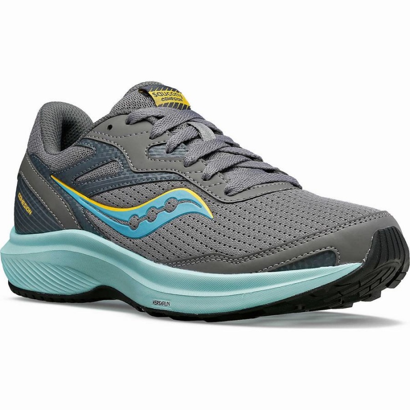 Grey / Turquoise Saucony Cohesion 16 Women's Walking Shoes | Philippines S04965-G07