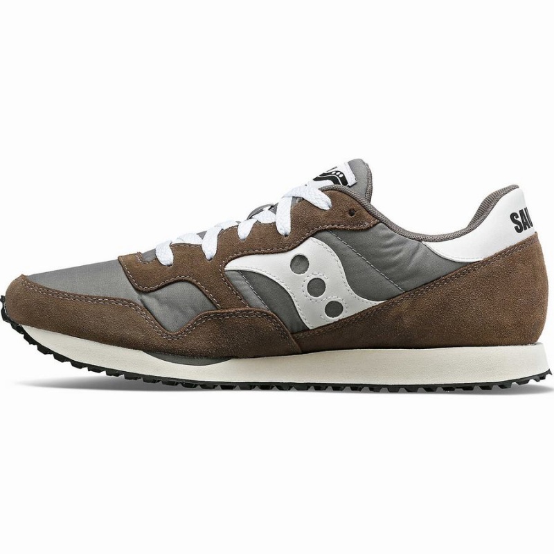 Grey / White Saucony DXN Trainer Men's Sneakers | Philippines S51428-J69