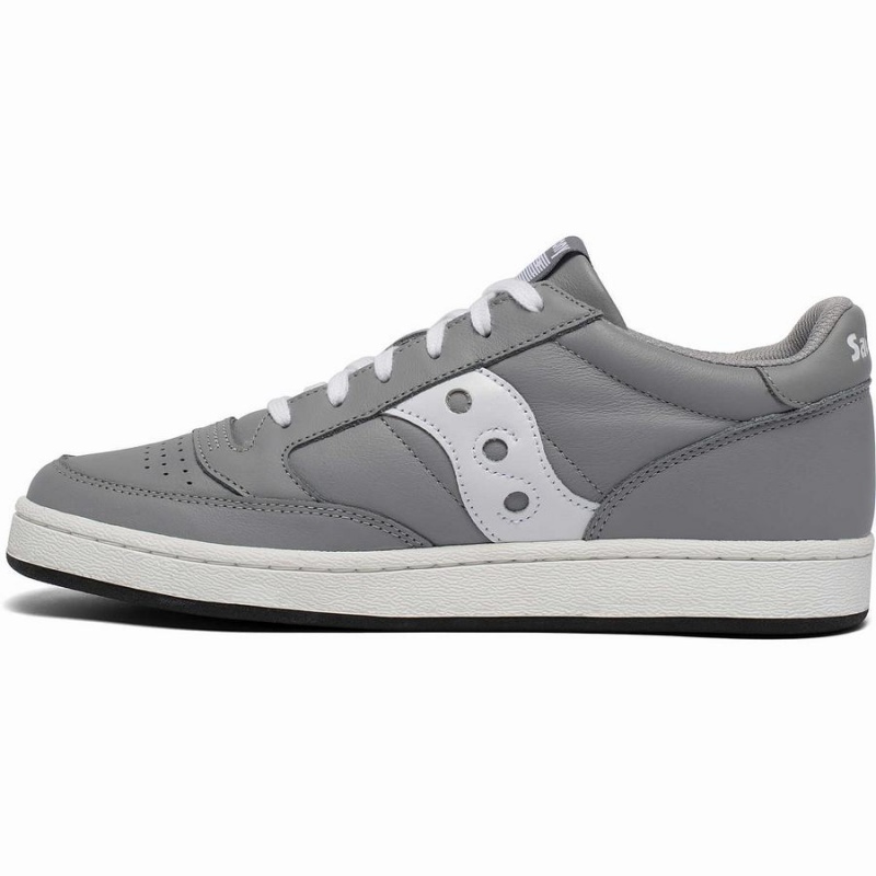 Grey / White Saucony Jazz Court Men's Sneakers | Philippines S72480-Y43