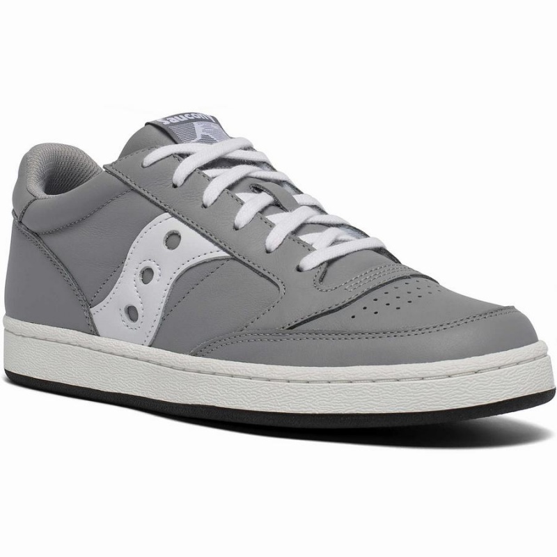 Grey / White Saucony Jazz Court Men's Sneakers | Philippines S72480-Y43