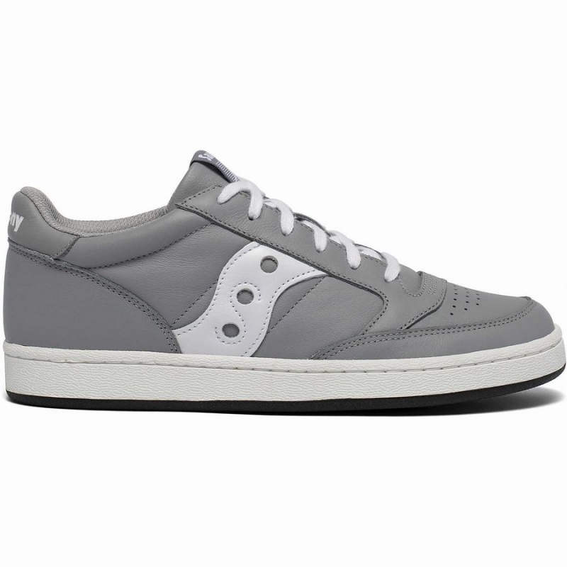 Grey / White Saucony Jazz Court Men\'s Sneakers | Philippines S72480-Y43